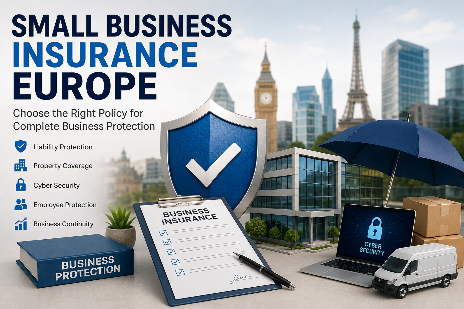 Small Business Insurance Europe: Choose the Right Policy for Complete Business Protection